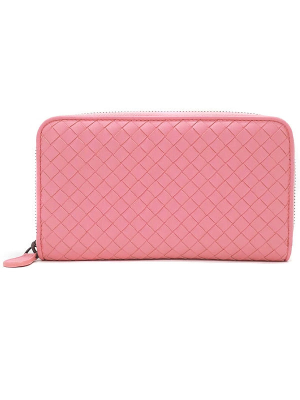 Bottega Veneta Intrecciato Round Zipper Long Wallet